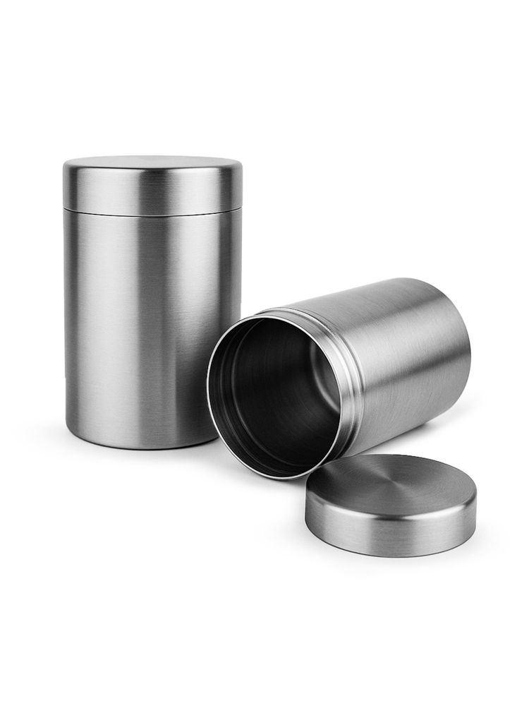 Wonderchef Modena 2 Pc Set with Lid, Moisture-free Food Storage, Wide Mouth Silver-picture-21