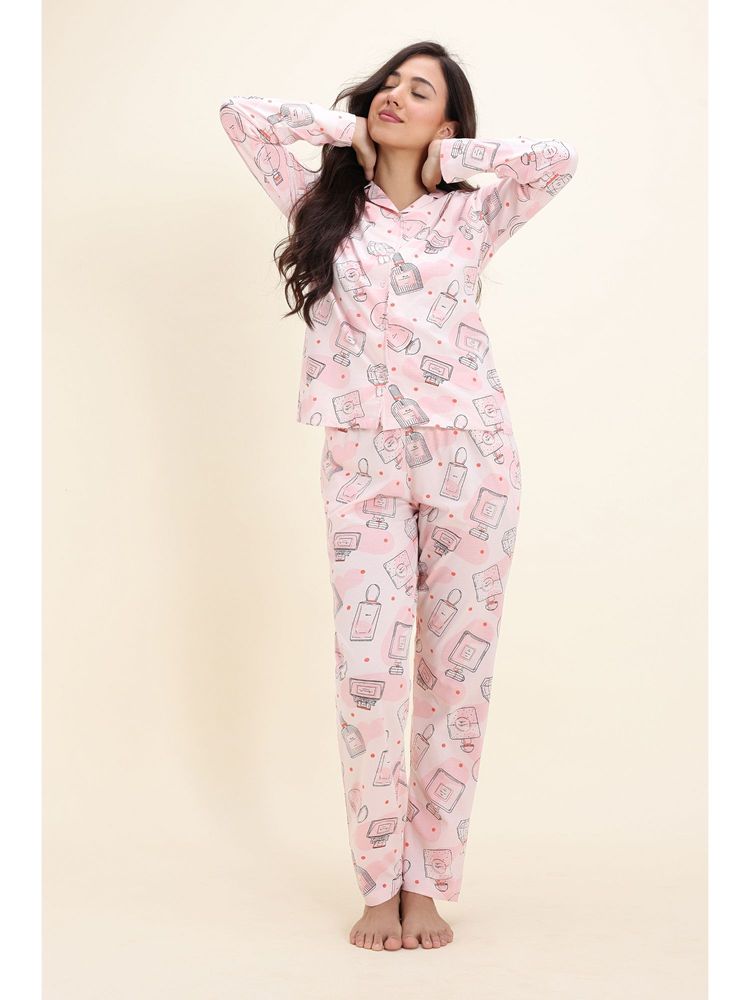 Zivame Knit Cotton Pearl Shirt and Pyjama-picture-18