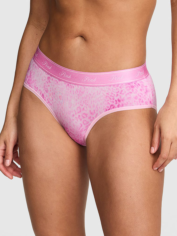 victoria's secret intimates Victoria's Secret Women Pink Animal Printed Cotton Hiphugger Brief Panty-picture-23