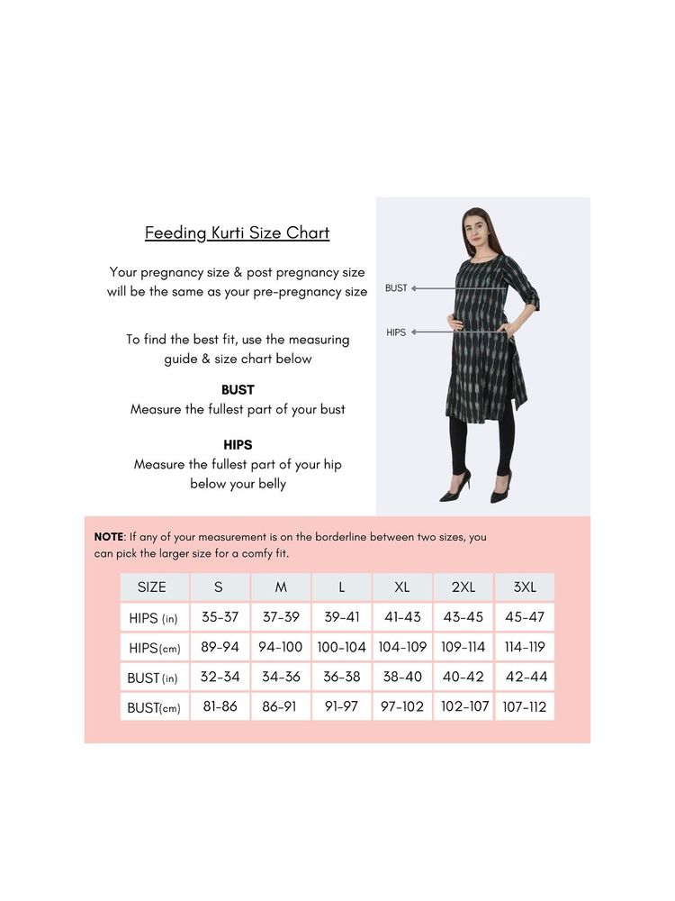Morph Maternity Elegant Floral Feeding Kurti - Multi-Color-picture-19