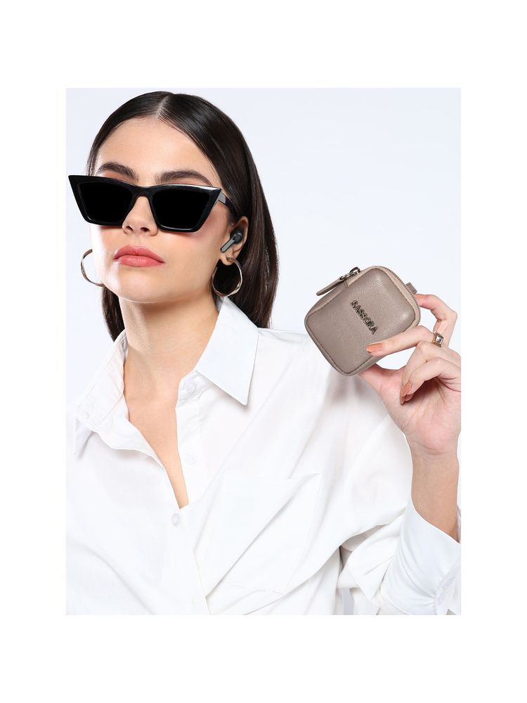 Sassora Unisex Shockproof Protective Leather Case Cover For All Size Airpod Headset (S)-picture-23