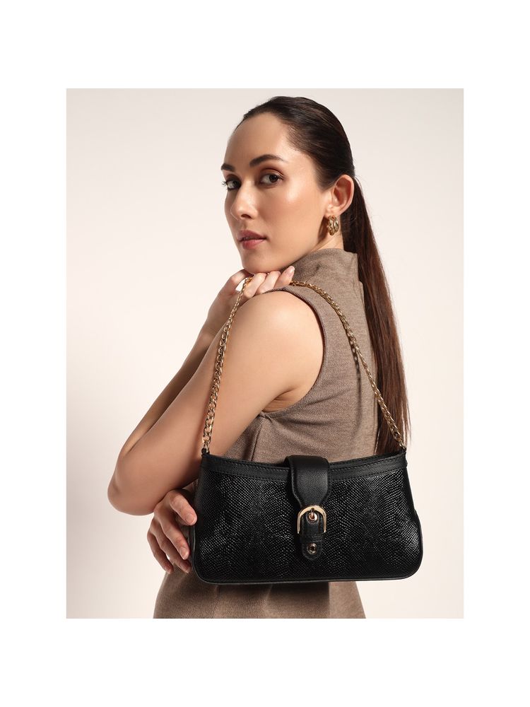 THE GUSTO Luna Black Shoulder Bag (S)-picture-15