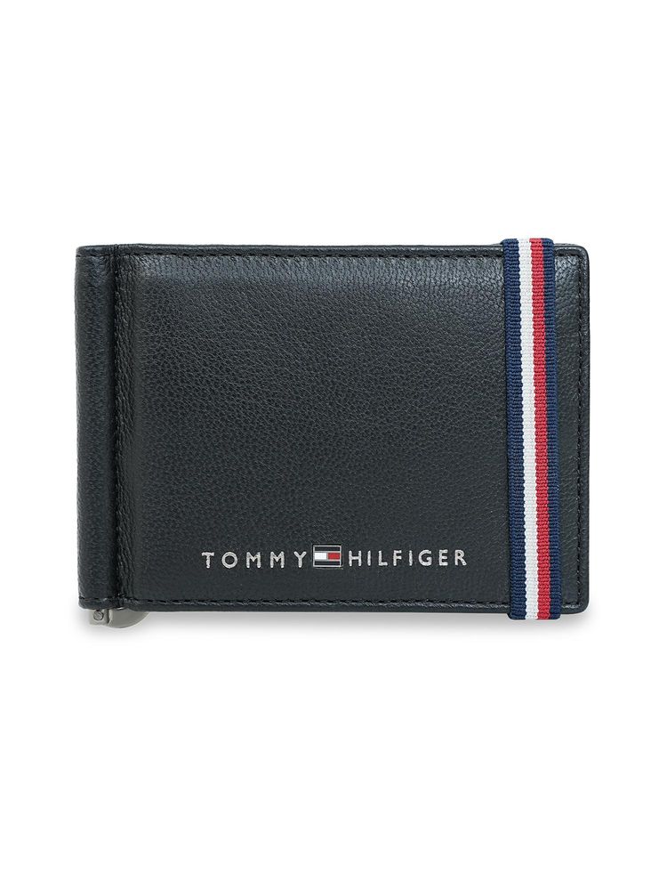 tommy hilfiger accessories Tommy Hilfiger Mens Leather Moneyclip Fraser - Black-picture-16