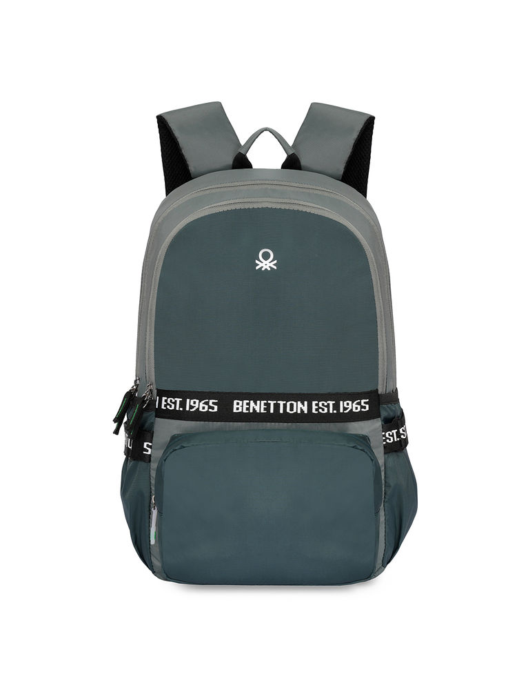 united colors of benetton fashion United Colors of Benetton Unisex Polyester 14 Inch Laptop Backpack - Green-picture-13