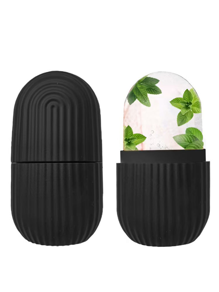 Le Marbelle Face Ice Roller Face Massager Face Roller For Face, Neck Glow & Under Eye Care - Black