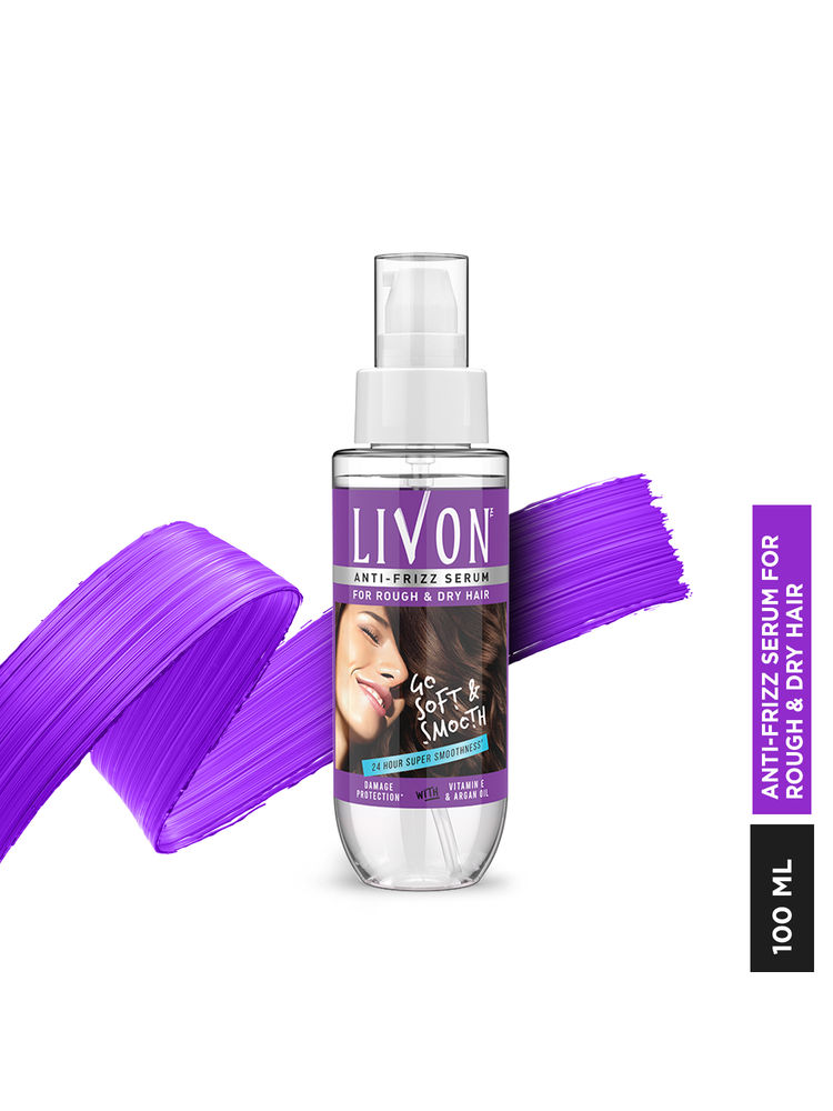 Livon Hair Serum for Women for Dry and Rough Hair 24-Hour Frizz-Free\Smoothness