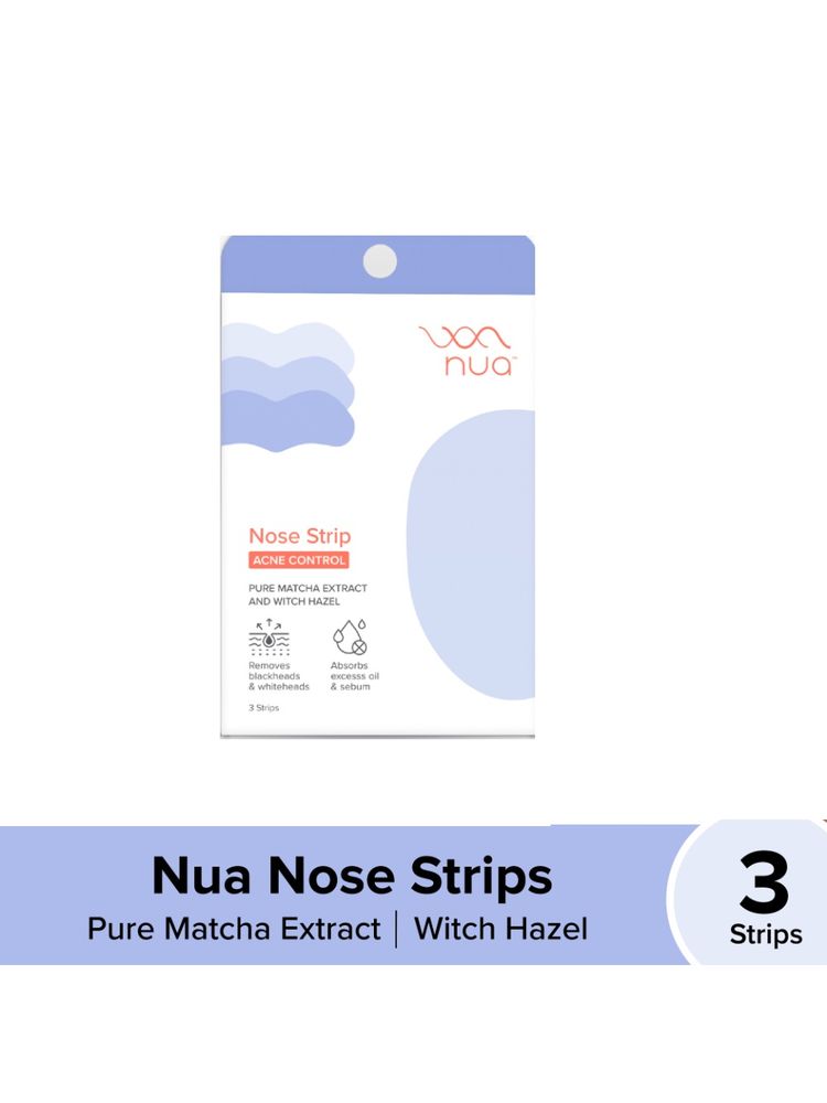 Nua Nose Strip Pure Matcha and Witch Hazel 100% Natural Extracts Works within 10 minutes