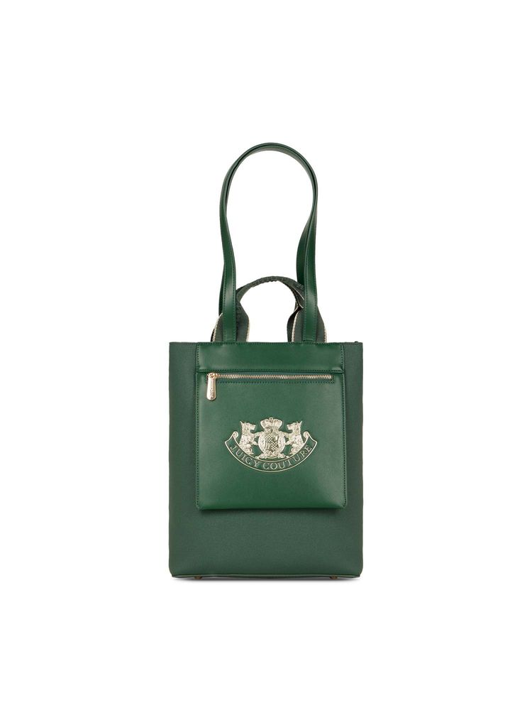 Juicy Couture Green Printed Pu Handbag-image-41
