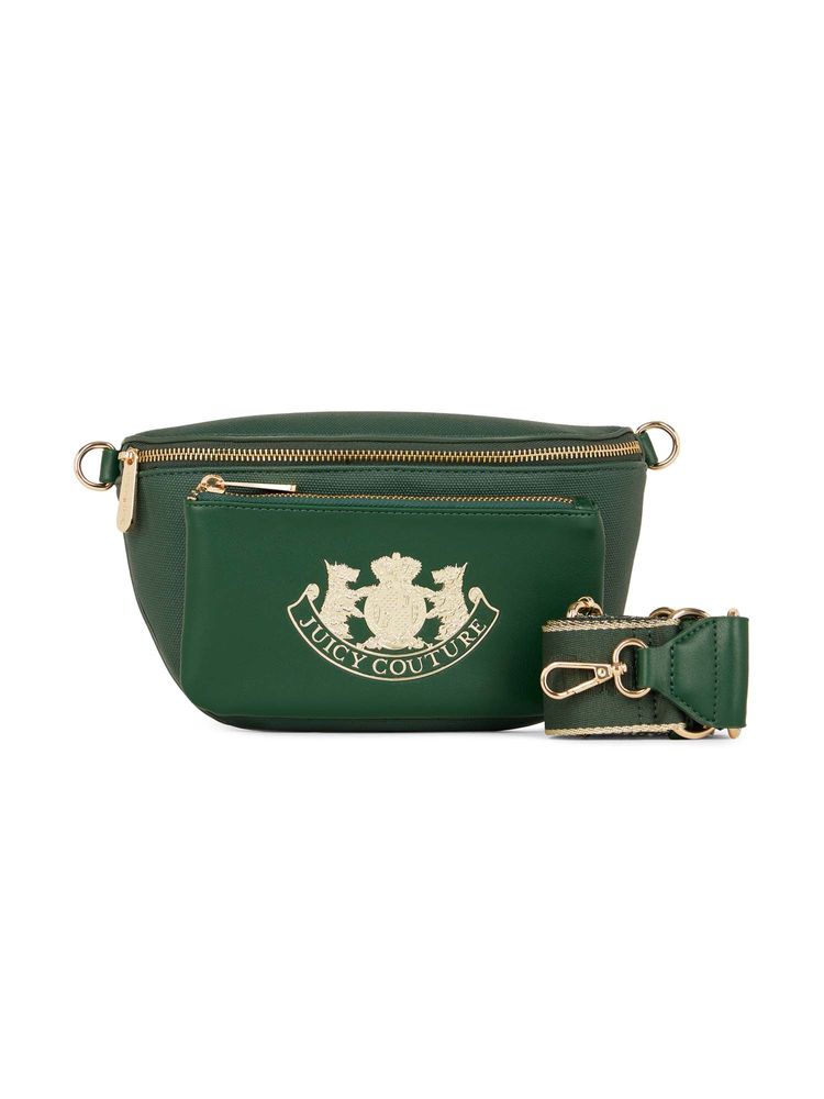Juicy Couture Green Printed Pu Crossbody Bag-image-45