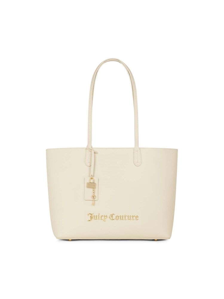Juicy Couture Off White Solid Pu Handbag-image-7