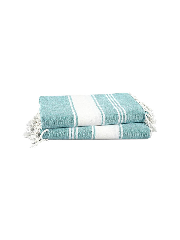 LANE LINEN Pure Cotton Turkish Bath Towel Green (Pack of 2)-image-41