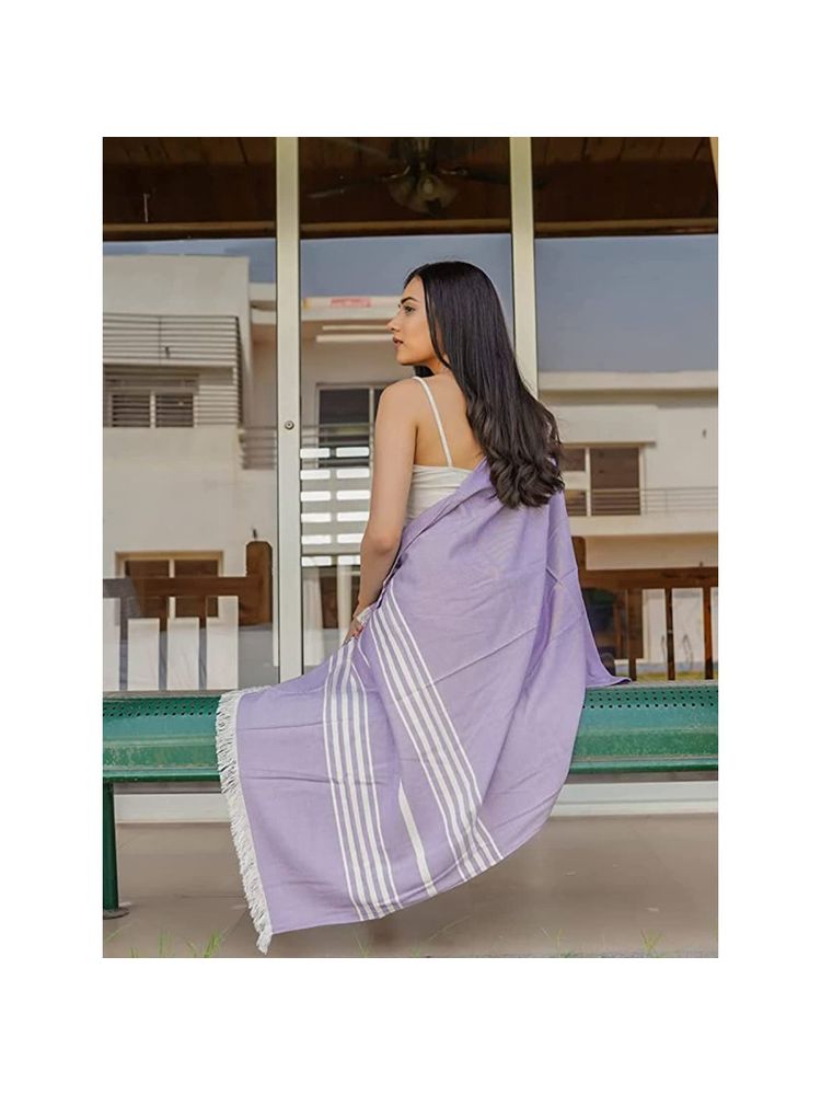 Mush Bamboo Light Weight and Super Soft Beige and Lavender (Pack of 2) (M)-picture-24