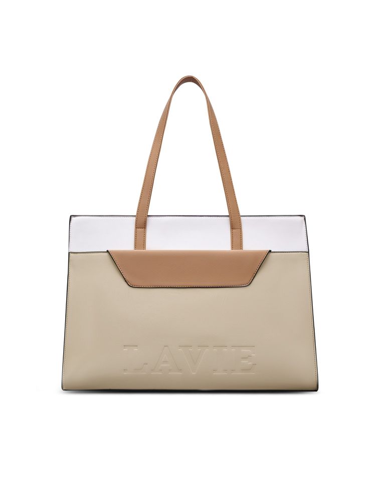 Lavie Calista Colorblock Womens Tote Bag - Brown-image-39