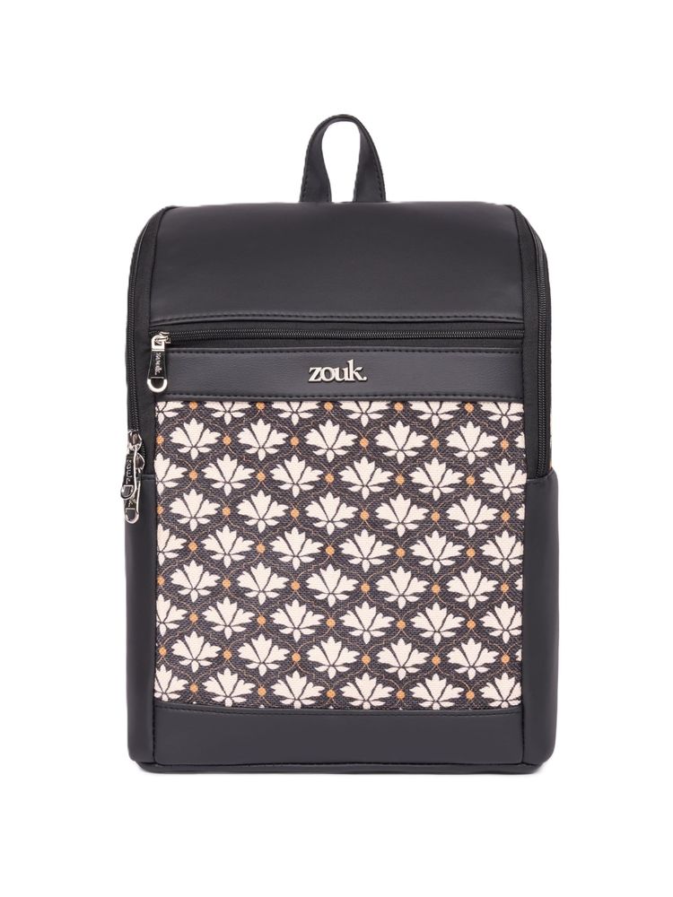 Zouk Amalia Vegan Leather Bidri Kaiser Backpack-image-34