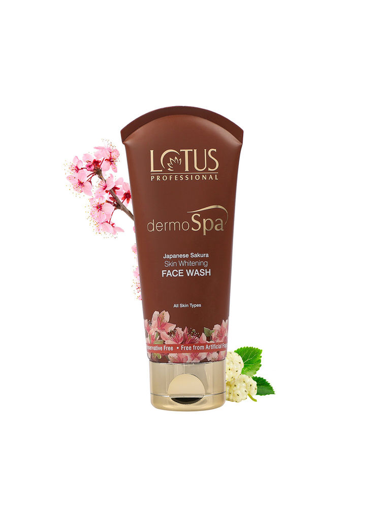 lotus herbals Lotus Professional dermoSpa Japanese Sakura Skin Whitening Face Wash-picture-17