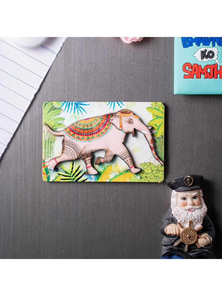 KOLOROBIA Tropical Jungle Elephant 3d Magnets-image-14