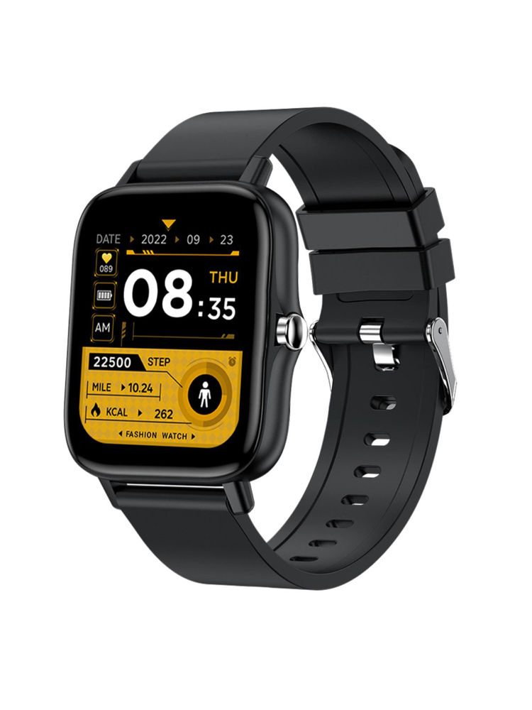 Giordano Black Smart Watch With Bluetooth Voice Calling, With In-Built Microphone And Speaker-image-22