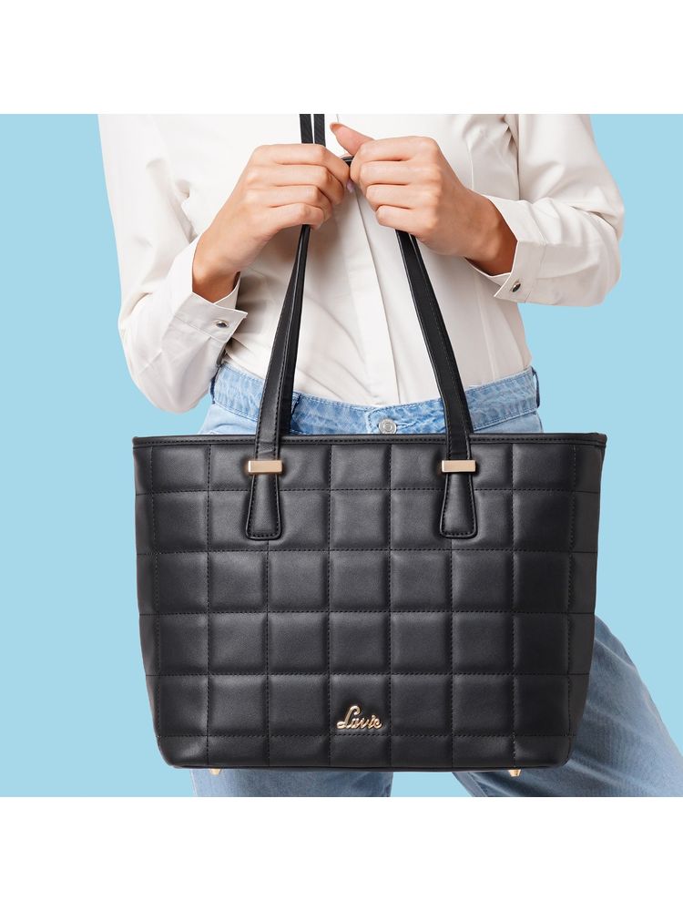 Lavie Women's Box Sherry Tote (Black) (L)-image-28