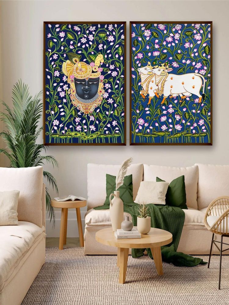 Artsense Premium Framed Canvas Wall Painting- Multi-Color (Pack of 2)-image-35