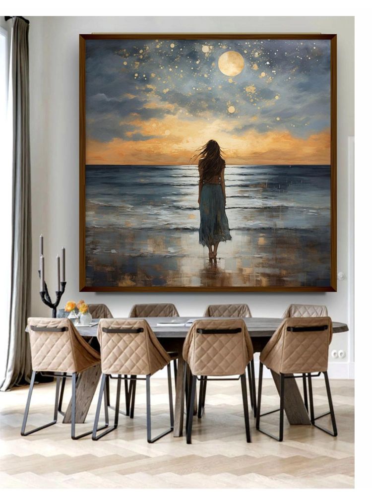 Artsense Premium Nature Framed Canvas Wall Painting- Multi-Color-image-5