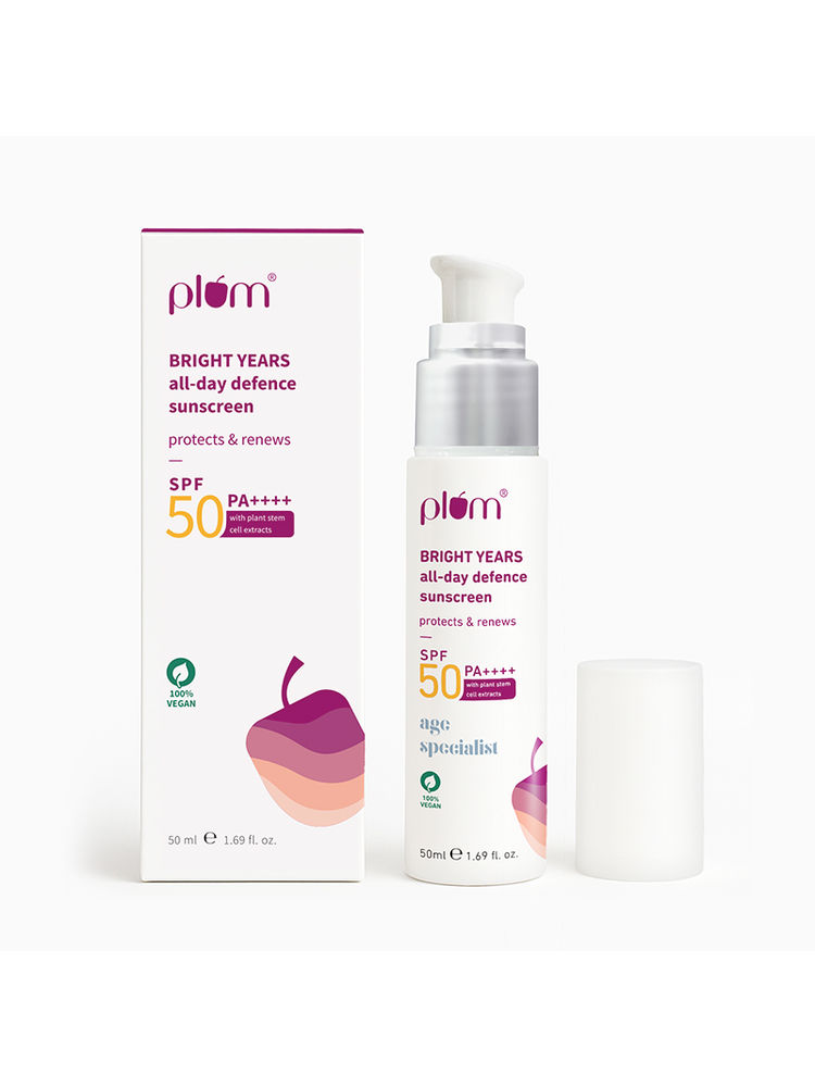 Plum Bright Years All-Day Defence SPF 50 PA++++ Sunscreen For Oily, Normal & Dry Skin-image-42