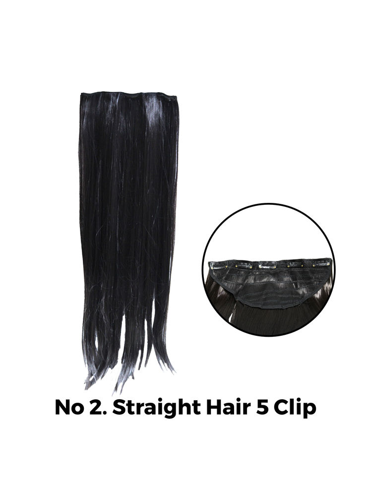 Bronson Professional Hair Extensions Straight Hair 5 Clip