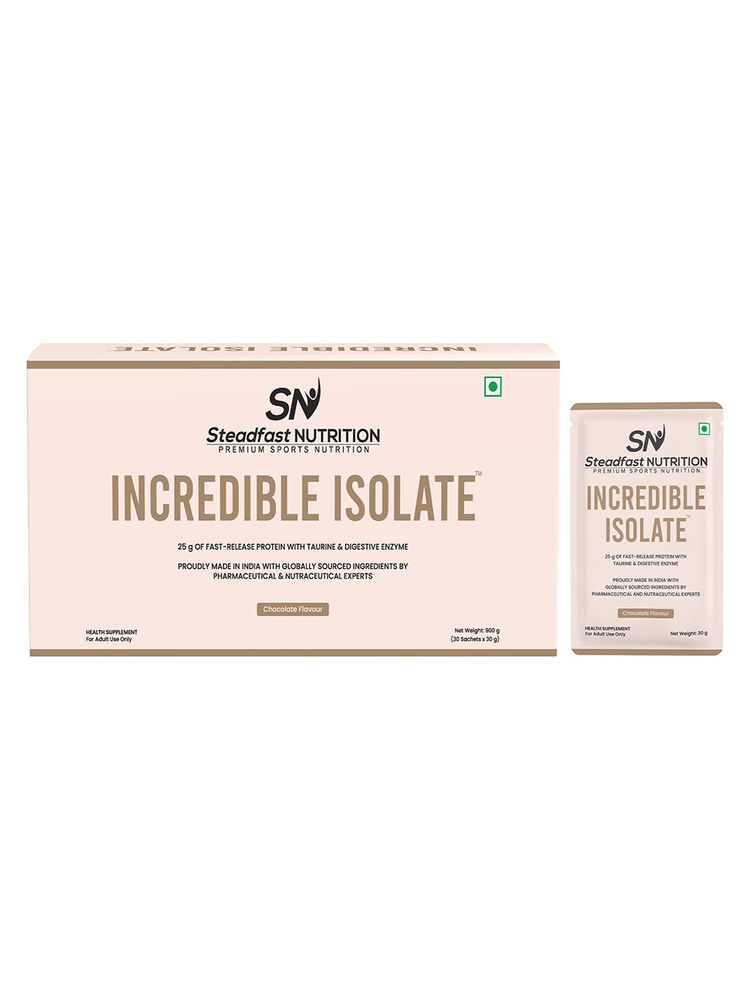 Steadfast NUTRITION Incredible Isolate Whey Protein Blend Instant Recovery - Chocolate-picture-23