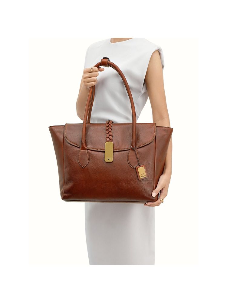 Hidesign Geisha 04 Tan Women's Laptop Bag - (45 X 8 X 31 Cms) (L)-image-42