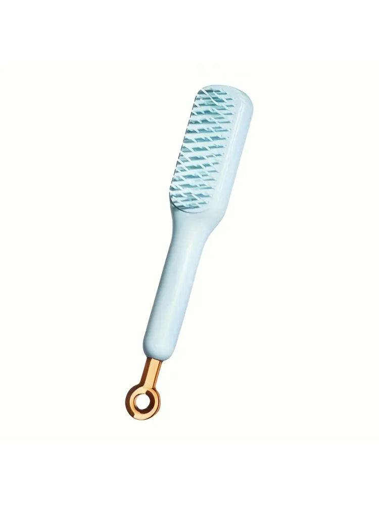 FYOLI Detangler Hair Brush With Self Cleaning Retractable Bristles-image-48