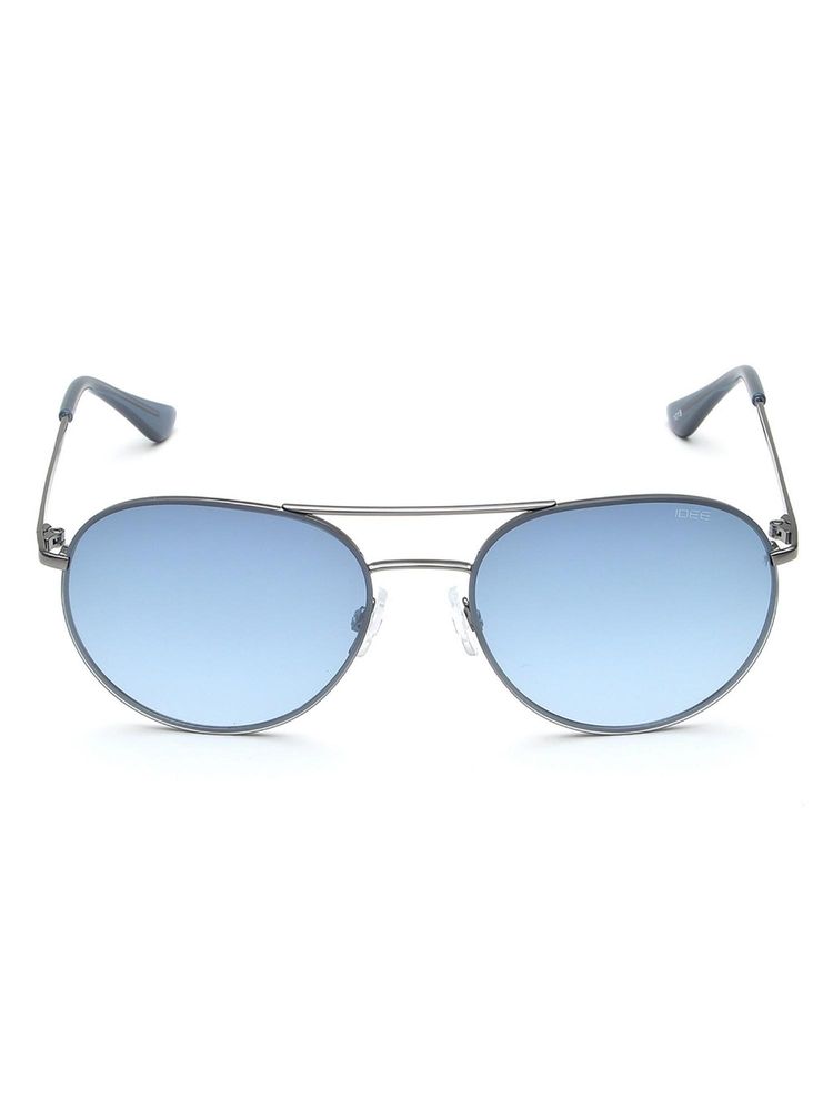 IDEE Unisex Full UV Protected Blue Lens Oval Sunglasses (56)-picture-10