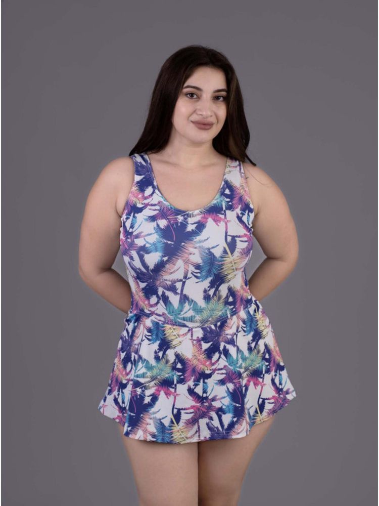 Keepfit Multi-Color Printed Sleeveless Swimsuit-picture-28