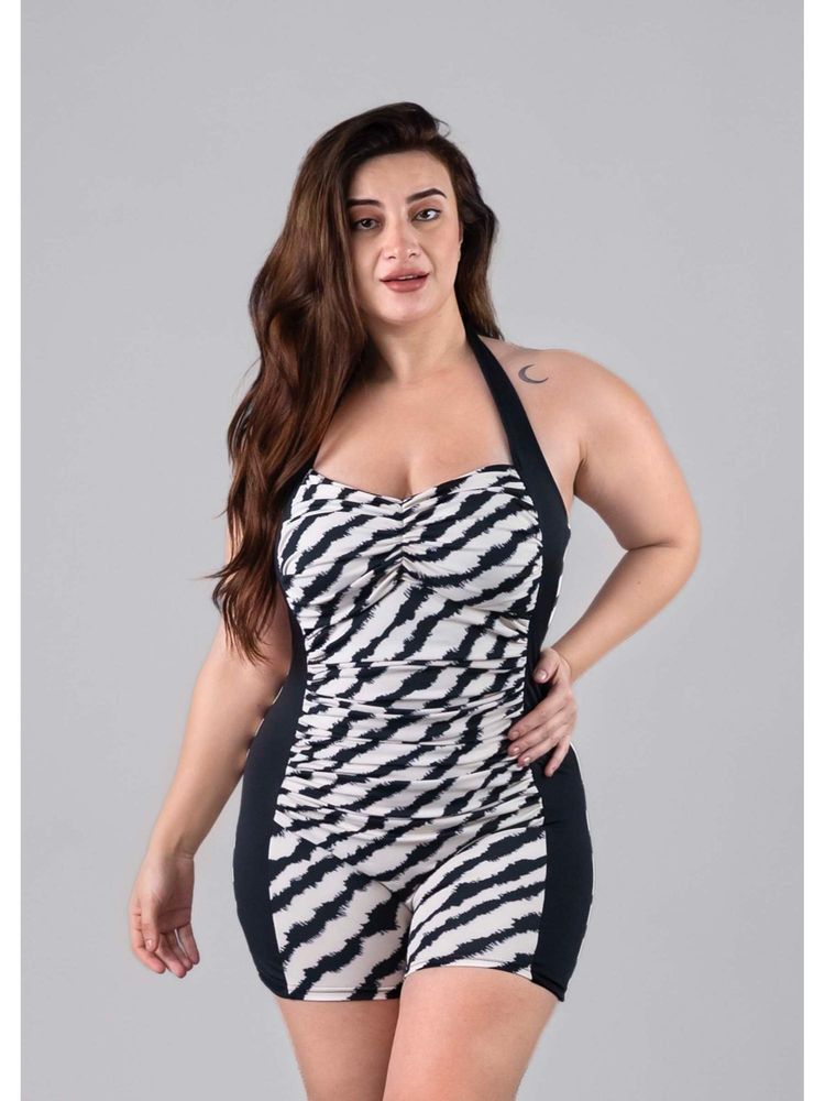 Keepfit Multi-Color Printed Sleeveless Swimsuit-picture-22