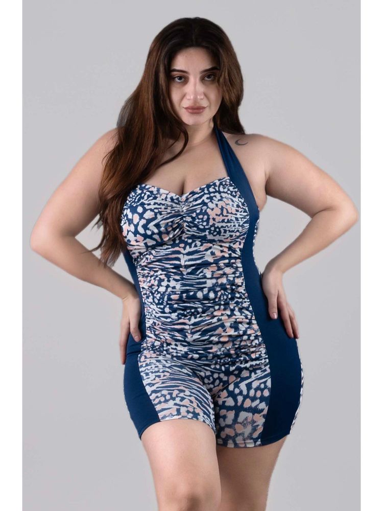 Keepfit Multi-Color Printed Sleeveless Swimsuit-picture-20