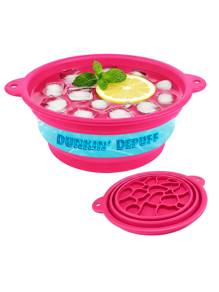 Matra Ice Facial Bowl For Cold Face Plunge Bath With Ice Tray Silicone Face Dunk Tub For De-Puffing-picture-2