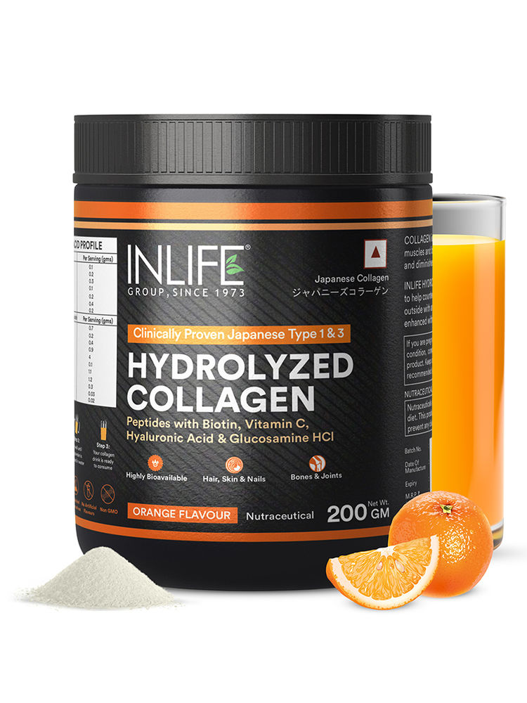 Inlife Japanese Collagen Supplements for Women & Men - Orange-picture-17