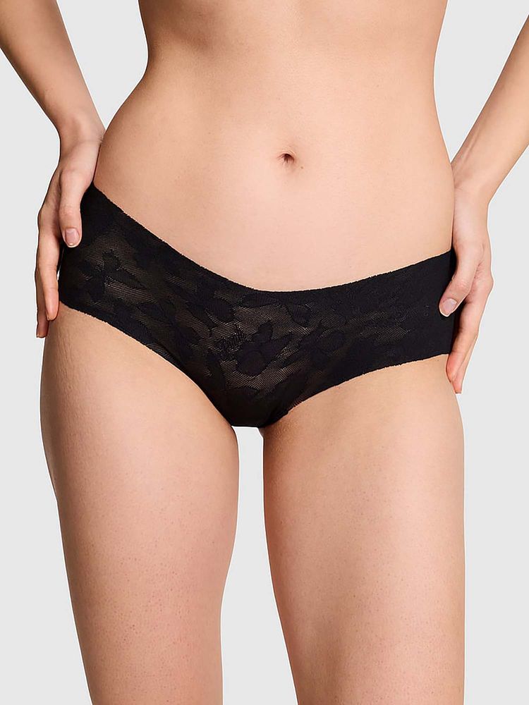 victoria's secret intimates Victoria's Secret Black Self Design Regular Brief Panty-picture-21