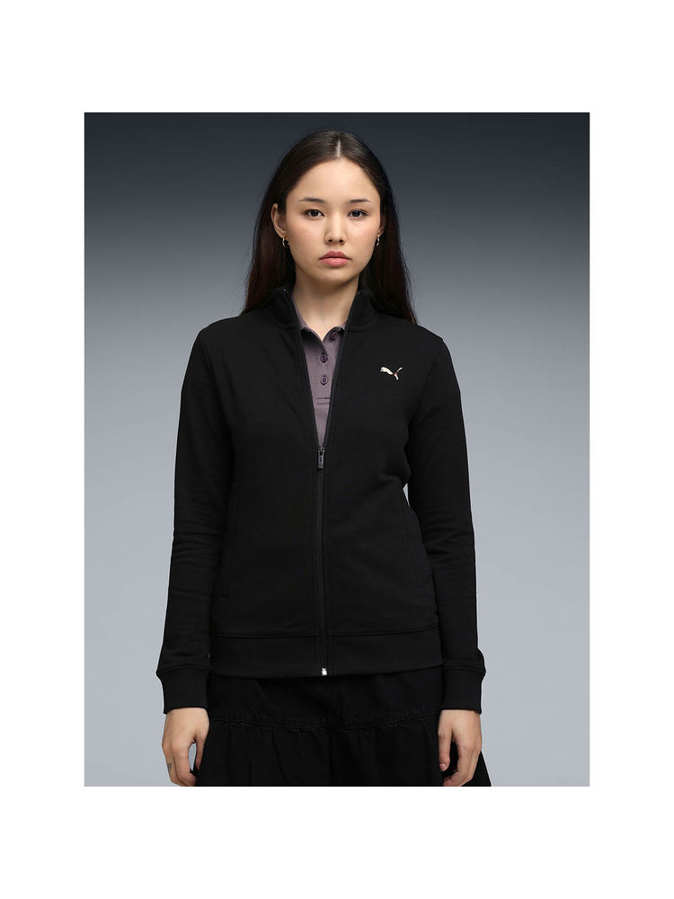Puma Essentials Zipper Women's Full-Zip Black Jacket-picture-13