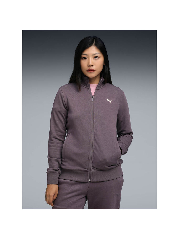 Puma Essentials Zipper Women's Full-Zip Purple Jacket-picture-11