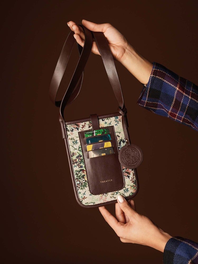 Theater Dottie Botanics Phone Sling Bag - Cream-picture-18