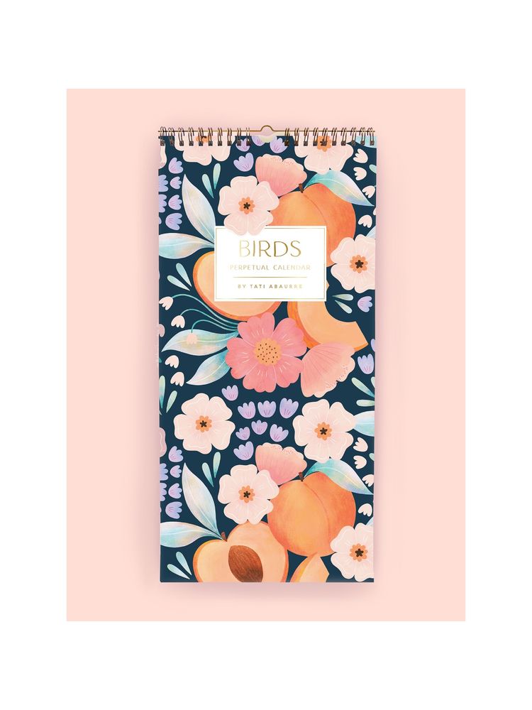 Happywagon Fruits & Birds Perpetual Wall Calendar