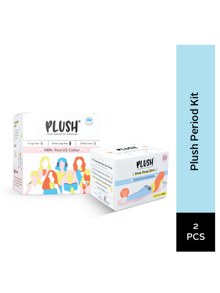 Plush Period Kit - Sanitary Pads & Panty Liners Bundle-image-32