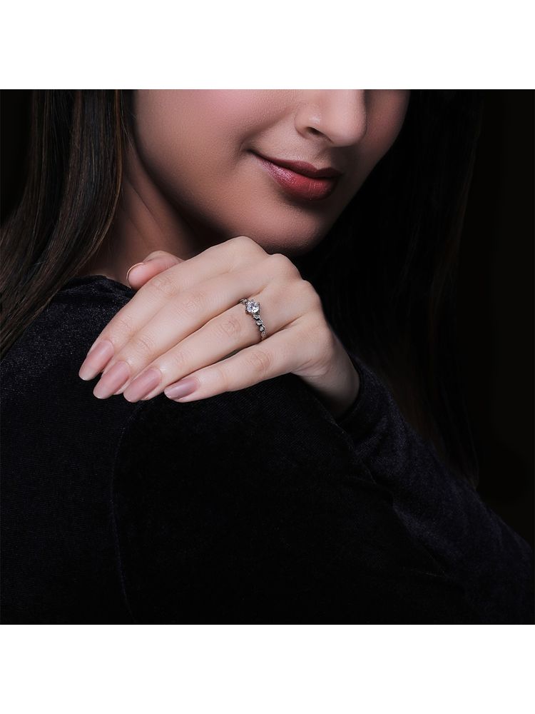 Giva 925 Sterling Silver Charm Adjustable Ring For Women And Girls-picture-13