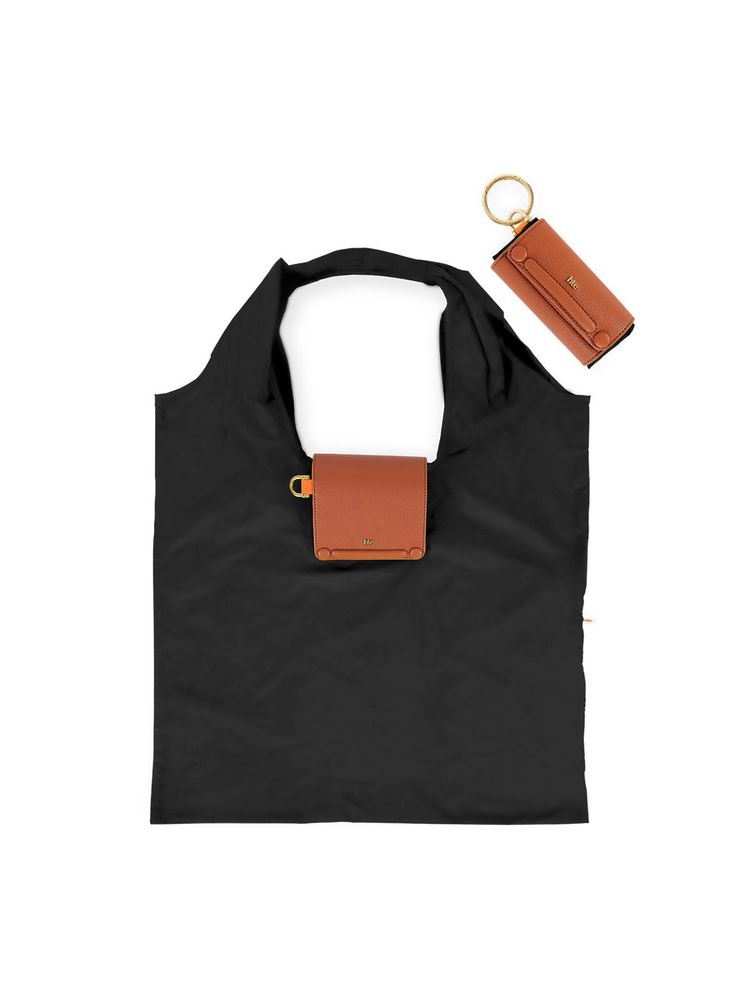 HIE Women Black Synthetic Solid Tote Bag-picture-22