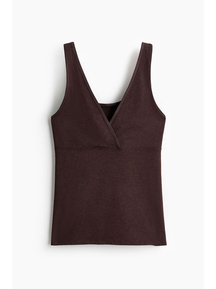 H&M Women Brown MAMA Nursing Vest Top-picture-10
