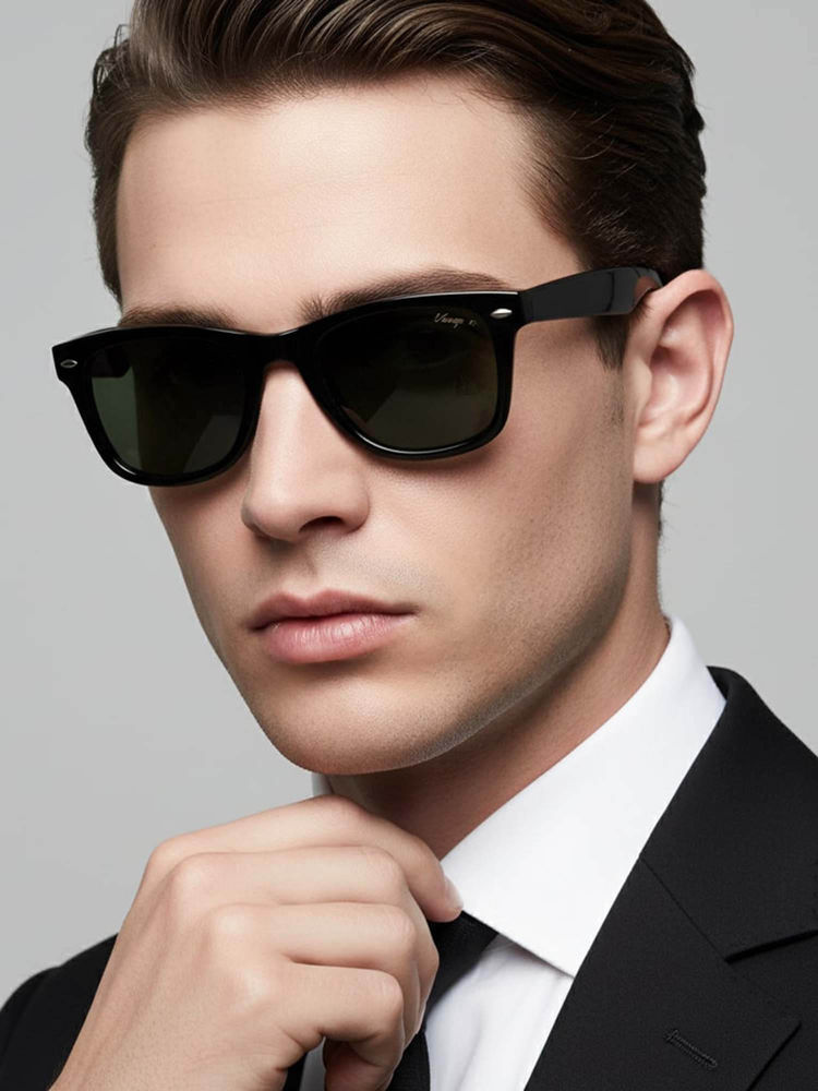 Vintage Green Square Sunglasses (Wayfare Immortal Col 124) (50)-image-33
