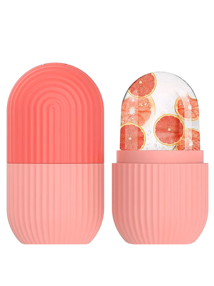 Le Marbelle Face Ice Roller Face Massager Face Roller For Face, Neck Glow & Under Eye Care - Pink