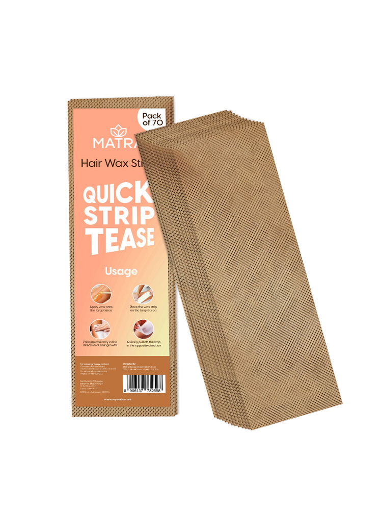Matra Wax Strips Professional Hair Waxing Strips For Full Body & Facial Hair Removal-picture-3