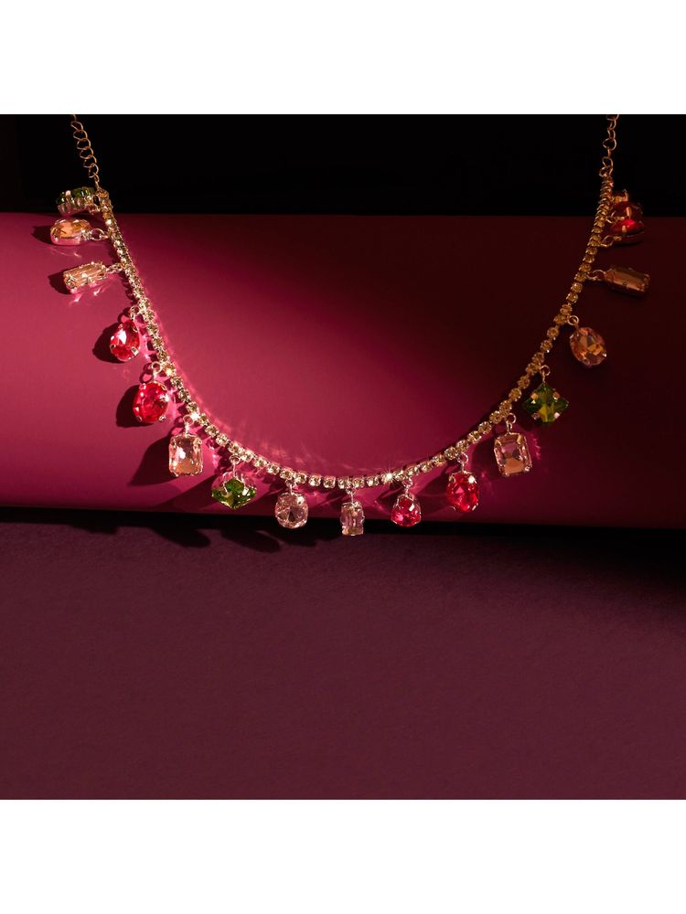 Salty Women Iconic Sakura Multi-Color Stone Necklace-picture-15