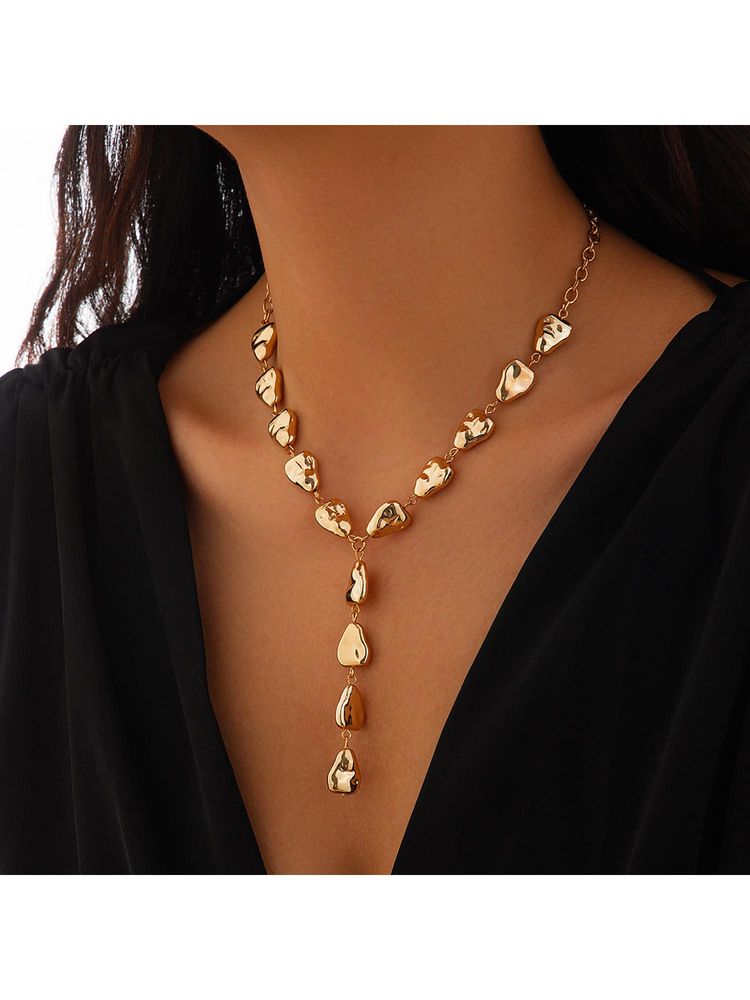 Salty Women Golden Grace Drop Down Necklace-picture-15
