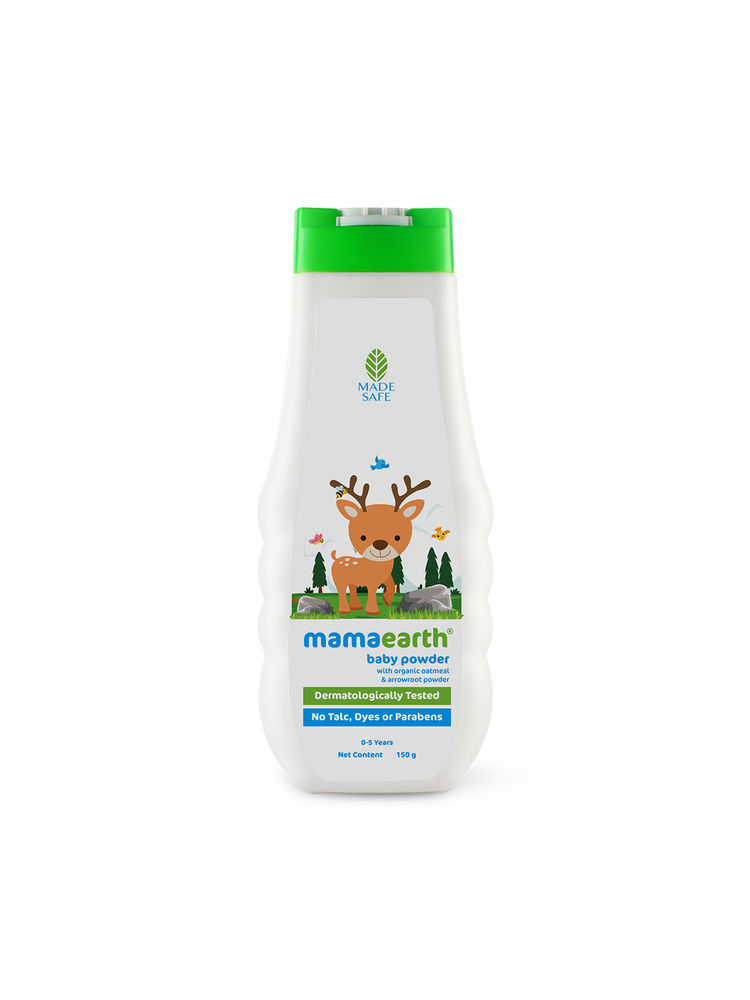 Mamaearth Baby Powder With Organic Oatmeal & Arrowroot Powder